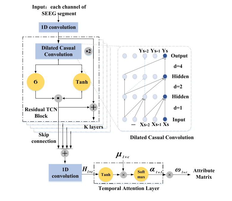 IEEG-TCN 特征提取结构